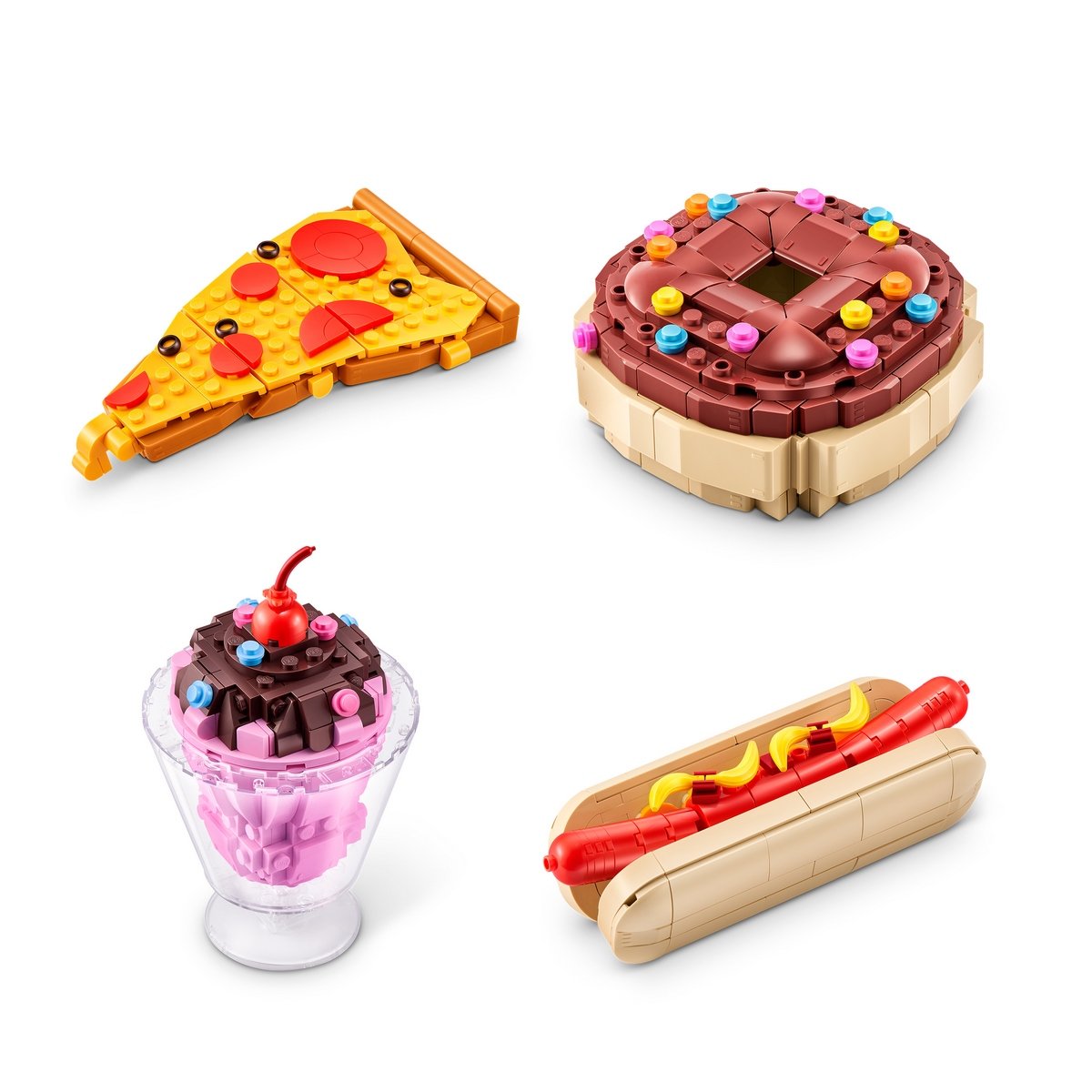 Set Bloques Snack Max - Con Diferentes Modelos De Piezas